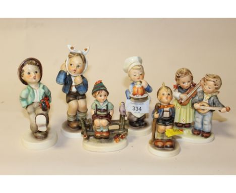 A COLLECTION OF GOEBEL FIGURES (6)