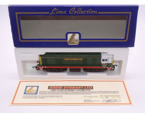 OO GAUGE - A Lima Class 20 diesel locomotive, 20001, in Eddie Stobart livery, #56 of 750 (Eddie Stobart) E in VG box