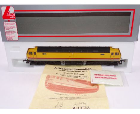 OO GAUGE - A Lima Class 47 diesel locomotive, 47803, in Infrastructure livery w/transfers, #396 of 500 (Greenhat) E in VG box