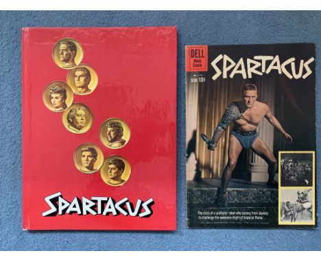 SPARTACUS (1960) LOT - (2 in Lot) FIRST RELEASE - US Souvenir Brochure (Hardcover) this is the deluxe 40 page edition with tw