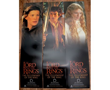 THE LORD OF THE RINGS: FELLOWSHIP OF THE RING (2001) - SET OF 6 DOOR PANELS - as lotted - Rolled - Very Good/Near Fine