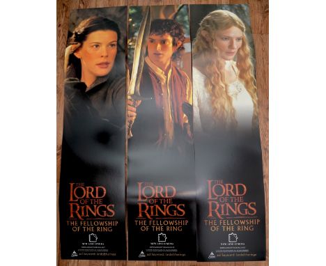 THE LORD OF THE RINGS: FELLOWSHIP OF THE RING (2001) - SET OF 6 DOOR PANELS - as lotted - Rolled - Very Good/Near Fine