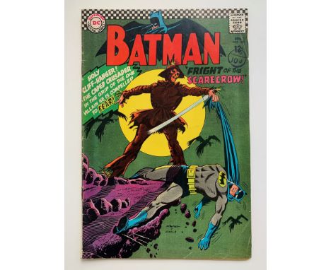 BATMAN #189 - (1967 - DC - Cents Copy/ Pence Stamp - Gd/VG) - First Silver Age appearance of the Scarecrow. Carmine Infantino