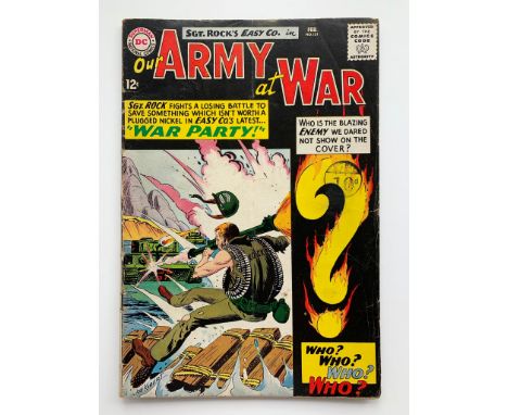 OUR ARMY AT WAR #151 (1965 - DC - Cents Copy/Pence Stamp - VG/FN) - Sgt. Rock and Easy Company appearances. First appearance 