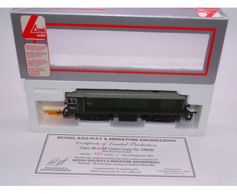 OO GAUGE - A Lima Class 20 diesel locomotive, D8040, in BR Green livery, #108 of 475 (MRE) E in VG box