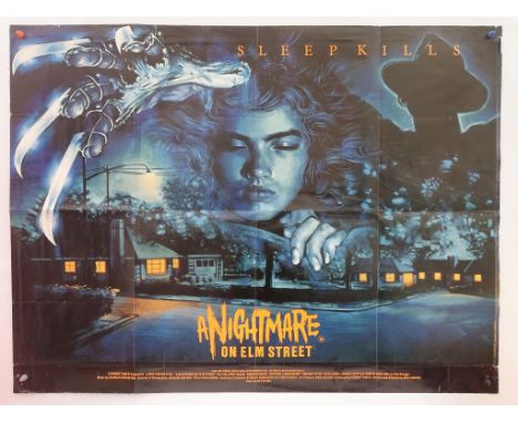 A NIGHTMARE ON ELM STREET (1984) -  British UK Quad Film Poster - GRAHAM HUMPHREYS iconic country unique design &amp; artwork
