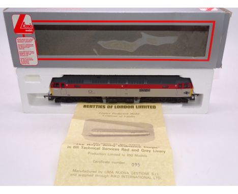 OO GAUGE - A Lima Class 47 diesel locomotive, 47972 The Royal Army Ordnance Corps, in Technical Services livery, #95 of 850 (