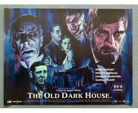 THE OLD DARK HOUSE (2018 Release) - British UK Quad film poster - Designed by British horror designer and illustrator Graham 