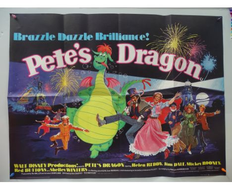 PETE'S DRAGON (1977) - FIRST RELEASE - UK Quad Film Poster - 30" x 40" (76 x 101.5 cm) - Folded (as issued) - Very Fine plus