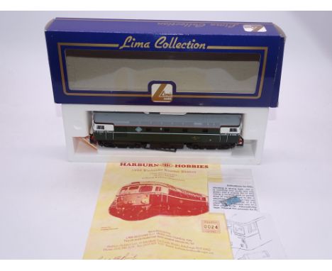 OO GAUGE - A Lima Class 26 diesel locomotive, 26007/D5300, in BR green livery w/ plates, #24 of 550 (Harburn Hobbies) E in VG