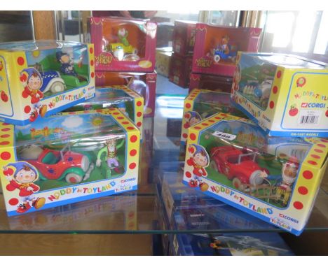 Four boxed Corgi Muppet Show vehicles and 6 boxed Noddy vehicles 