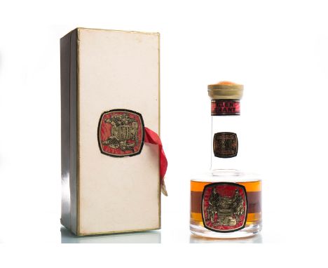GLEN GRANT AGED 21 YEARS DIRECTORS RESERVESingle Malt Scotch Whisky. 26 2/3 fl.oz, 80° proof, in decanter with stopper in pre