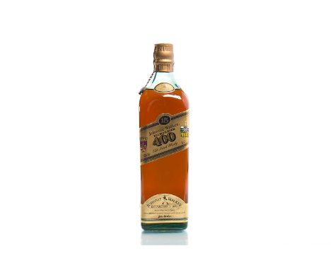 JOHNNIE WALKER KILMARNOCK 400 AGED 15 YEARSBlended Scotch Whisky. Bottled to celebrate the 400th anniversary of the granting 