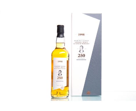 ARRAN 1998 ROBERT BURNS 250 YEAR ANNIVERSARYSingle Malt Scotch Whisky. Limited edition of 6000 bottles. Matured for over 10 y