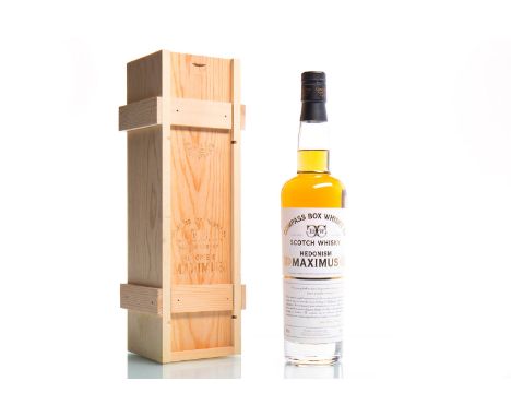COMPASS BOX HEDONISM MAXIMUSBlended Grain Whisky. 70cl, 46% volume, in wooden box.  