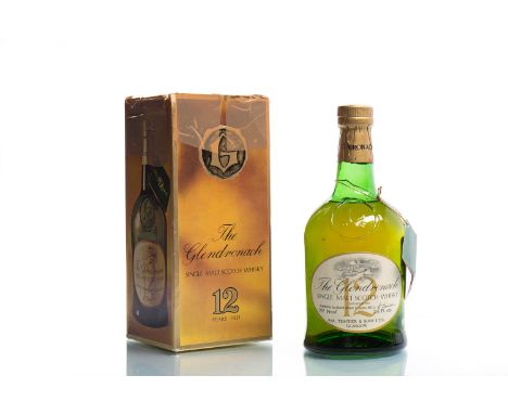 GLENDRONACH 1963 AGED 12 YEARSSingle Malt Scotch Whisky. Produced by Wm. Teacher & Sons Ltd., Glasgow. 26 2/3 fl.oz, 70° proo
