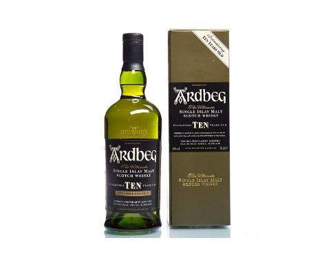 ARDBEG 'INTRODUCING TEN YEARS OLD' Single Malt Scotch Whisky. NCF. 70cl, 46% volume, in carton. 