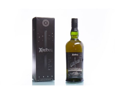 ARDBEG GALILEOSingle Malt Scotch Whisky. Distilled 1999, bottled 2012. Bottled to celebrate Ardbeg's first ever experiment in