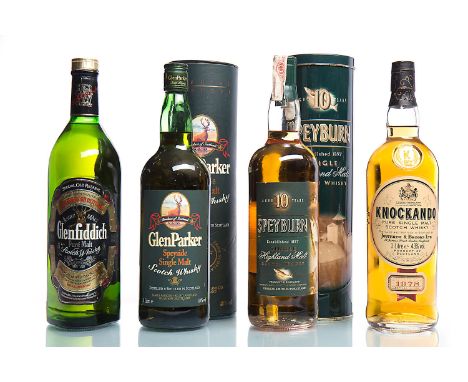 KNOCKANDO 1978Single Malt Scotch Whisky. Distilled 1978 and bottled 1992 by Justerini & Brooks Ltd. 1L, 43% volume.GLENFIDDIC