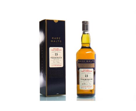 TEANINICH 1972 RARE MALTS AGED 23 YEARSSingle Malt Scotch Whisky. Limited edition. Bottle no. 3092. 75cl, 64.95% volume, in c