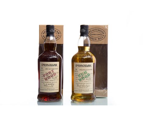 SPRINGBANK 14 YEAR OLD PORT WOODSingle Malt Scotch Whisky. Distilled 1989, matured in refill sherry and port casks and bottle