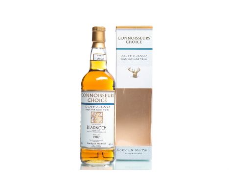 BLADNOCH 1987 CONNOISSEUR'S CHOICESingle Malt Scotch Whisky. Bottled 2000. Proprietors: Bladnoch Distillery Ltd. Specially se