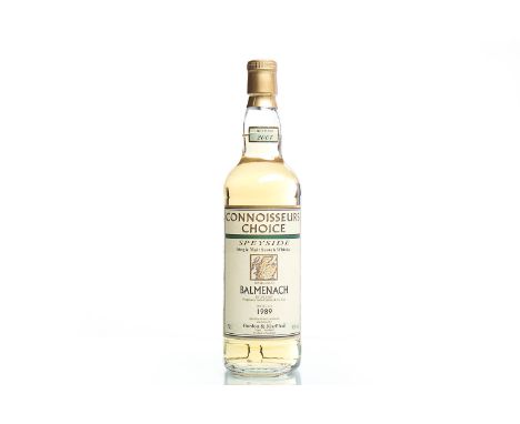 BALMENACH 1989 CONNOISSEURS CHOICE AGED 17 YEARSSingle Malt Scotch Whisky. Distilled November 1989, bottled March 2007. Propr