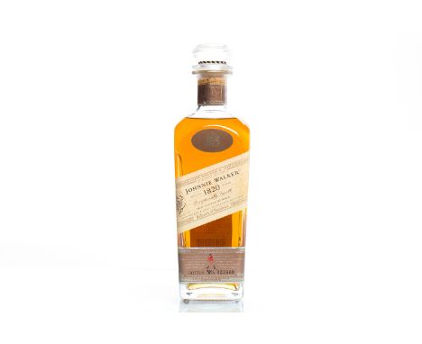 JOHNNIE WALKER 1820 SPECIAL BLENDBlended Scotch Whisky. Bottle no. A033669. 700ml, 40% volume. CONDITION REPORT: Capsule: Ver