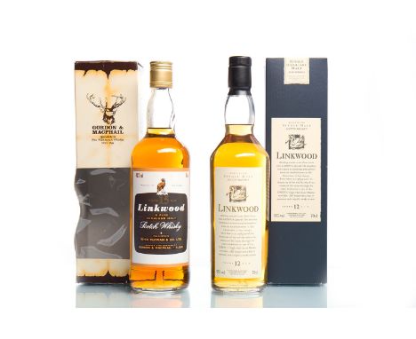LINKWOOD 15 YEARS OLDSingle Malt Scotch Whisky. Proprietors: John McEwan & Co. Ltd. Bonded and bottled by Gordon & MacPhail, 