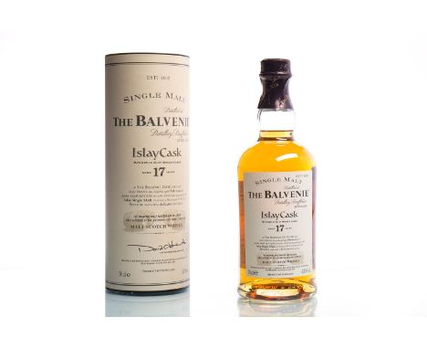 BALVENIE ISLAY CASK AGED 17 YEARSSingle Malt Scotch Whisky. Finished in casks which previously held Islay Single Malt. 70cl, 