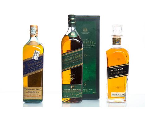 JOHNNIE WALKER BLACK LABEL MILLENNIUM EDITIONBlended Scotch Whisky. Limited edition. Bottle No B36764. 70cl, 40% volume.JOHNN
