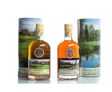 BRUICHLADDICH LINKS AGED 14 YEARS - THE OLD COURSE ST. ANDREWSSingle Malt Scotch Whisky. Bottle no. 7630 of 12,000. 70cl, 46%