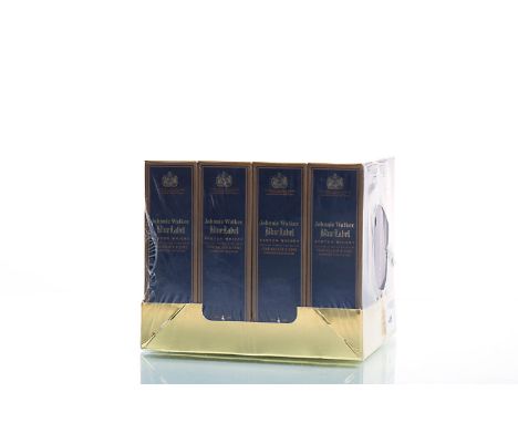 JOHNNIE WALKER BLUE LABEL MINIATURE (12)Blended Scotch Whisky. 5cl, 40% volume, in carton.12 bottles.  CONDITION REPORT: Perf