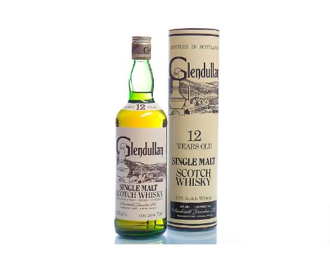 GLENDULLAN 12 YEARS OLDSingle Malt Scotch Whisky. Produced by Macdonald Greenlees Ltd. 75cl, 43% volume, in tube. 