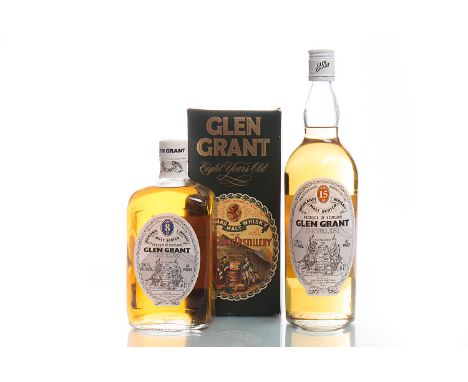 GLEN GRANT 15 YEAR OLDSingle Malt Scotch Whisky. Bottled by Gordon & MacPhail. 26 2/3 fl.oz. 70°proof.GLEN GRANT 8 YEAR OLD S