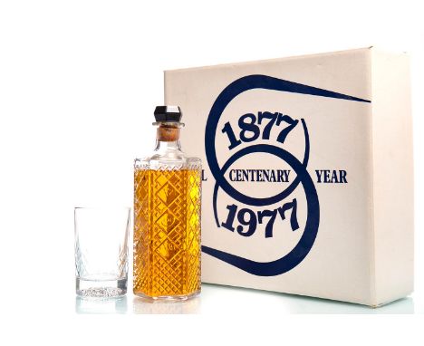 THE DISTILLERS COMPANY LIMITED - CENTENARY DECANTER Scotch Whisky in hexagonal decanter (with stopper), presented to group em