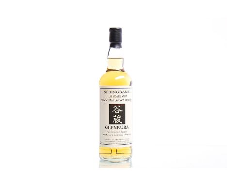 SPRINGBANK 18 YEARS OLD 'GLENKURA' Single Malt Scotch Whisky. This will be the last bottle offered by the original owner of t