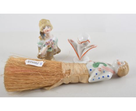 Collection of ceramic half dolls, (15).