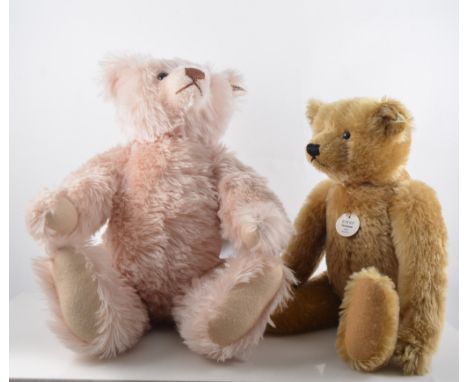 Two modern Steiff Bears, Teddy Bear 1906, 1994 replica, blond, limited edition No. 1549, 43cm, Teddy Bear 1927, 1994 replica,