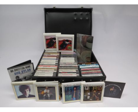 BOB DYLAN: An extensive collection of Dylan CDs to include official and bootleg releases (approx. 80) together with 'No Direc