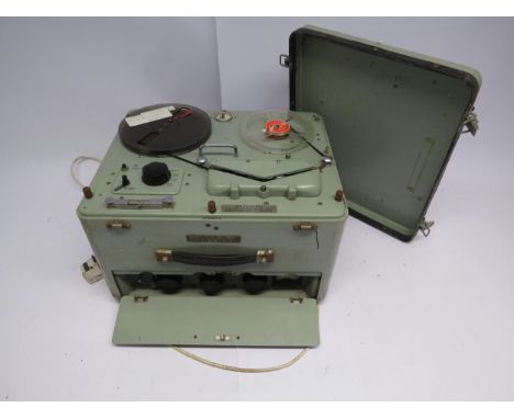 A 1960's Ferrograph reel to reel tape recorder 