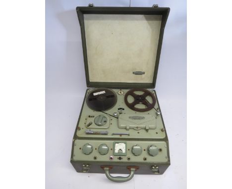 A Ferrograph Type 4A reel to reel tape recorder 