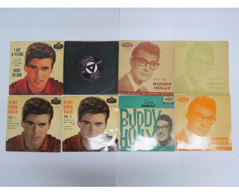 Rock &amp; Roll- BUDDY HOLLY: Four EPs to include 'Rave On' FEP 2005), 'Listen To Me' (FEP 2002), 'Buddy Holly' (FEP 2032) an