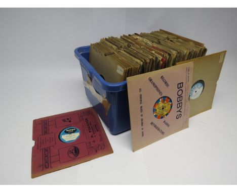 A collection of 10" shellac 78rpm records, various labels including Oriole, Tempo, Top Rank and Southern Music, artists to in