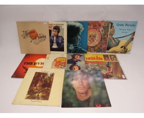 A collection of Folk Rock and Country Rock LPs to include BOB DYLAN: 'Highway 61 Revisited' (BPG 62572) and 'More Bob Dylan G