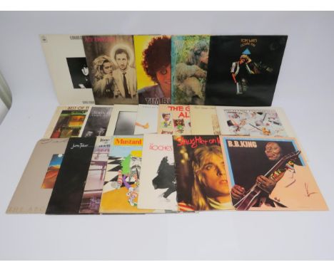 Assorted Rock, Pop and Folk LPs to include TOM WAITS: 'Closing Time' (K53030 X), LEONARD COHEN: 'Songs From A Room' (CBS 3207