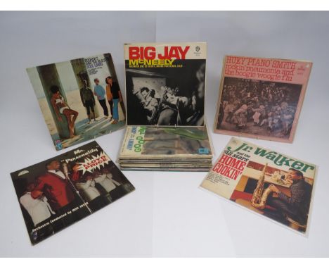 A collection of R&amp;B, Soul and Motown LPs to include BIG JAY McNEELY: 'Recorded Live At Cisco's, Manhattan Beach, Calif.' 