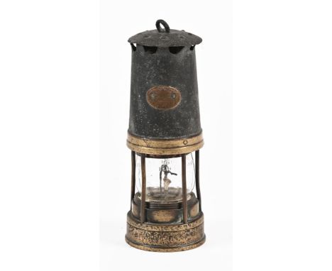 James Calder & Sons vintage miners lamp, Laidler No. 1 Durham.