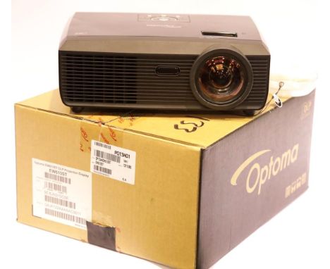 Boxed as new Optoma EW601ST projector in original box. This lot will attract VAT at 20% on the sale price. P&amp;P Group 3 (£