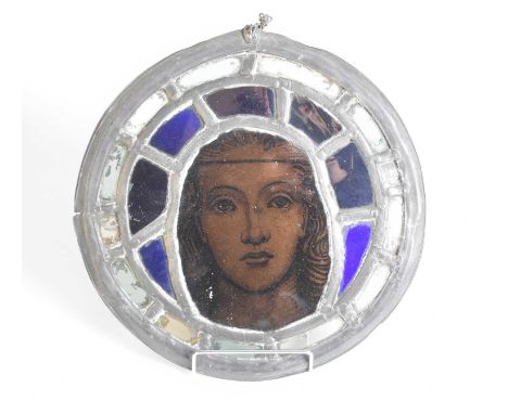Charles O'Neill (E & C O'Neill, London), late 19th/early 20th century, an Arts and Crafts style stained and leaded glass eccl
